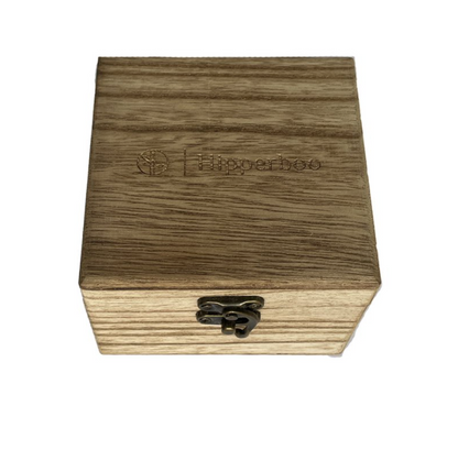 Hipperboo® Dameshorloge | Bamboe | Inclusief bewaarbox | ⌀ 36 mm